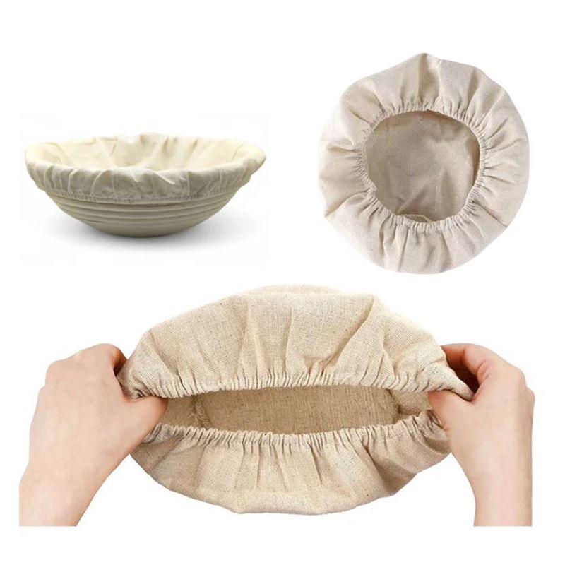 Brunswick Bakers – Linen Banetton Liners 25cm Round Set of 2