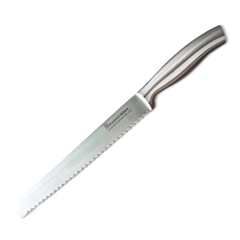 Brunswick Bakers – Professional Bread Knife with Stainless Steel Handle 23cm Gift Boxed