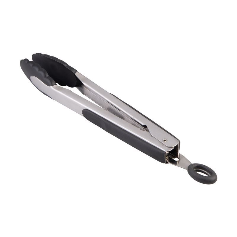 Appetito – Heavy Duty Stainless Steel Tongs with Nylon Head 23cm