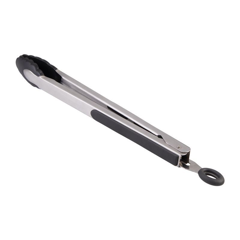 Appetito – Heavy Duty Stainless Steel Tongs with Nylon Head 30cm