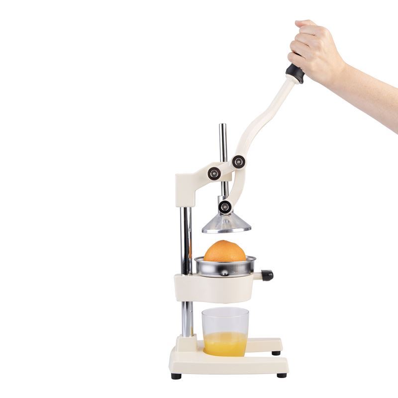Integra – Cast Iron Commercial Manual Juicer White