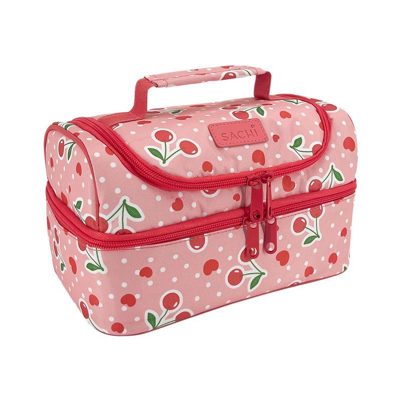 Sachi – Double Decker Insulated Lunch Bag Cherry Crush