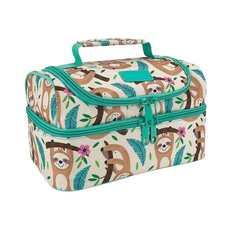 Sachi – Double Decker Insulated Lunch Bag Sleepy Sloths