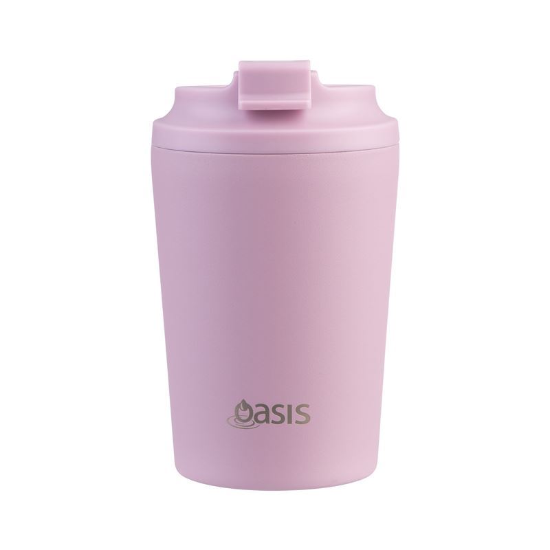 Oasis – Ceramic Lined Stainless Steel Double Wall Insulated Reusable Coffee Cup 235ml Blush