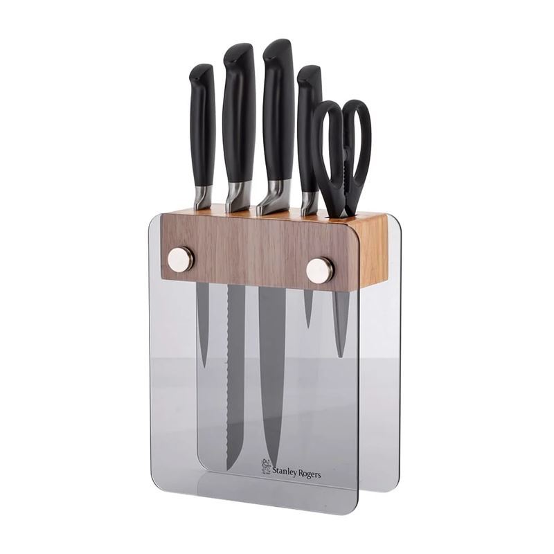 Stanley Rogers – Clear Knife Block 6pc Set