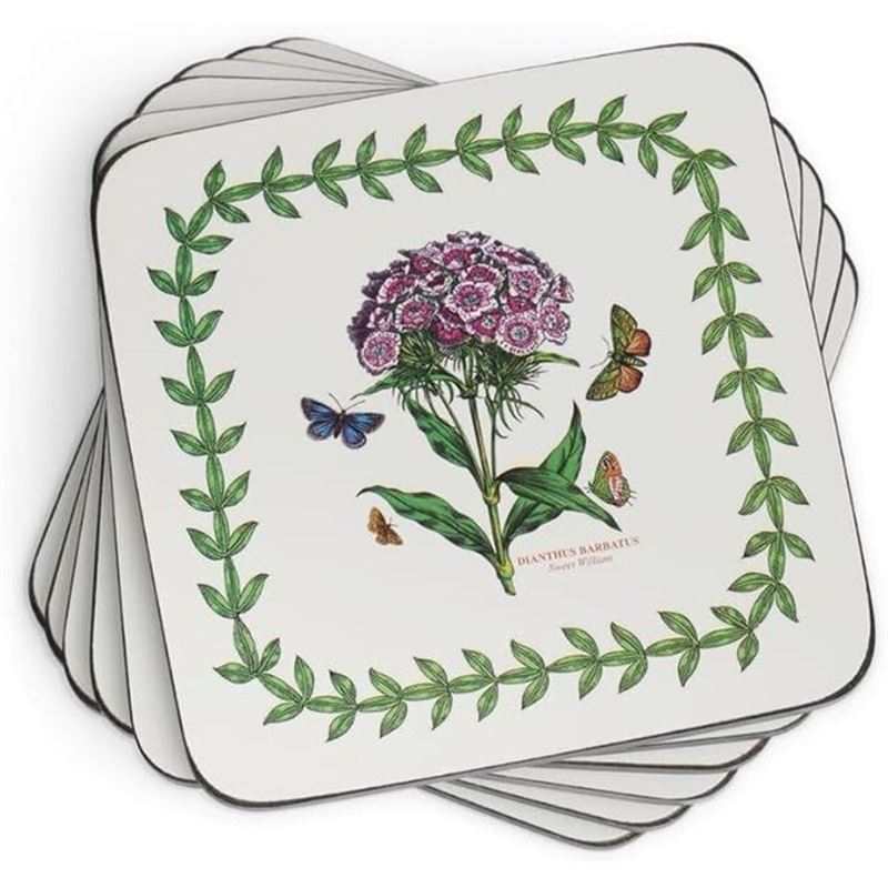 Pimpernel – Portmeirion Botanic Roses Set of 6 Cork Backed Coasters 10.5×10.5cm