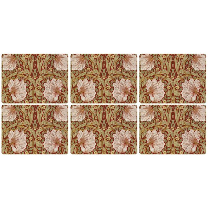 Pimpernel – Morris & Co. Set of 6 Cork Backed Placemats 30.5x23cm