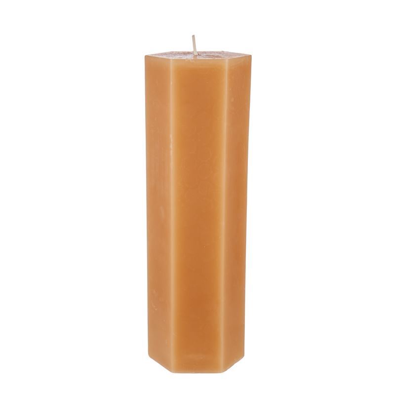 Amalfi – Harlow Pillar Candle Ginger 22.5cm
