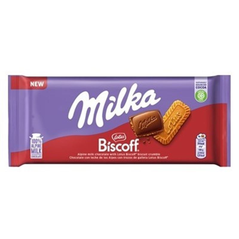 Milka – Lotus Biscoff Chocolate 90g