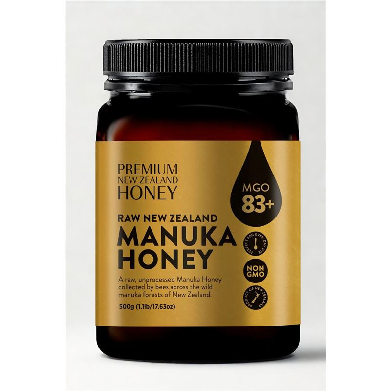 Premium New Zeland Honey – Manuka Honey Blend MGO 83+ 500g