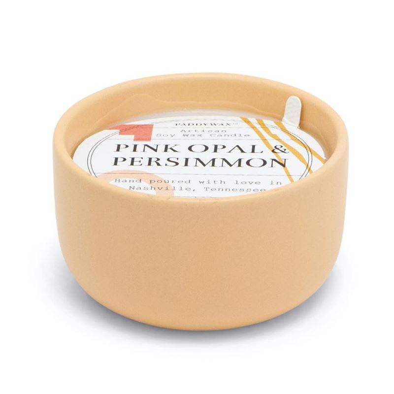 Paddywax – Wabi Sabi 3.2Oz Candle Pink Opal & Persimmon Apricot Pot