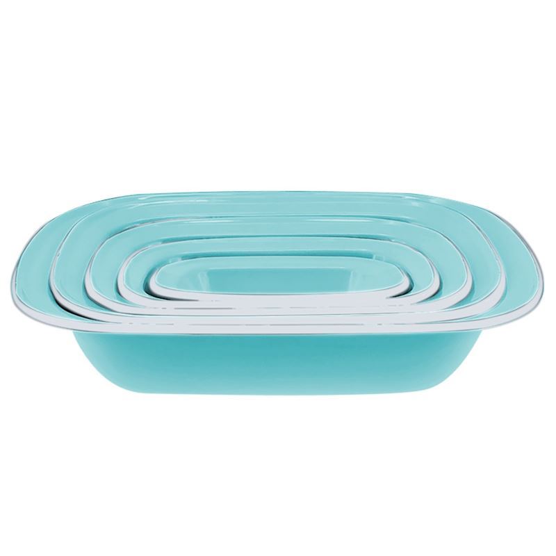 Falcon Housewares – Aqua Blue 5pc Pie Dish Set