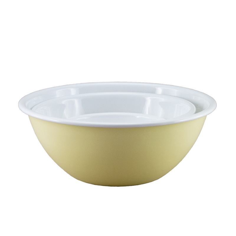 Falcon Housewares – Yellow/White 2-Tone 3pc Mixing Bowl Set