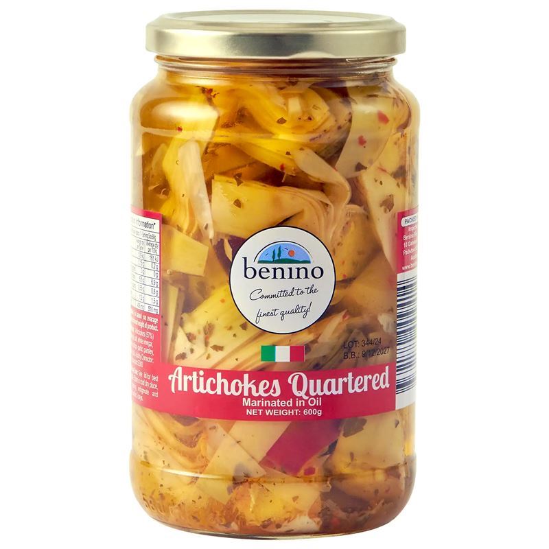 Benino – Artichokes Quartered & Marinated 600g