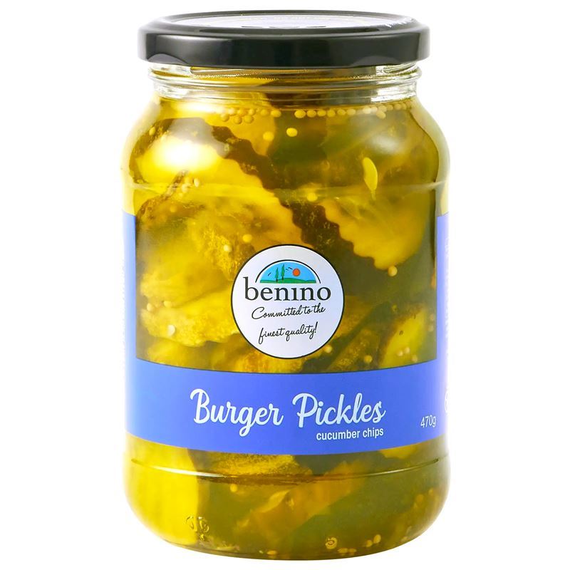 Benino – Burger Pickles 470g