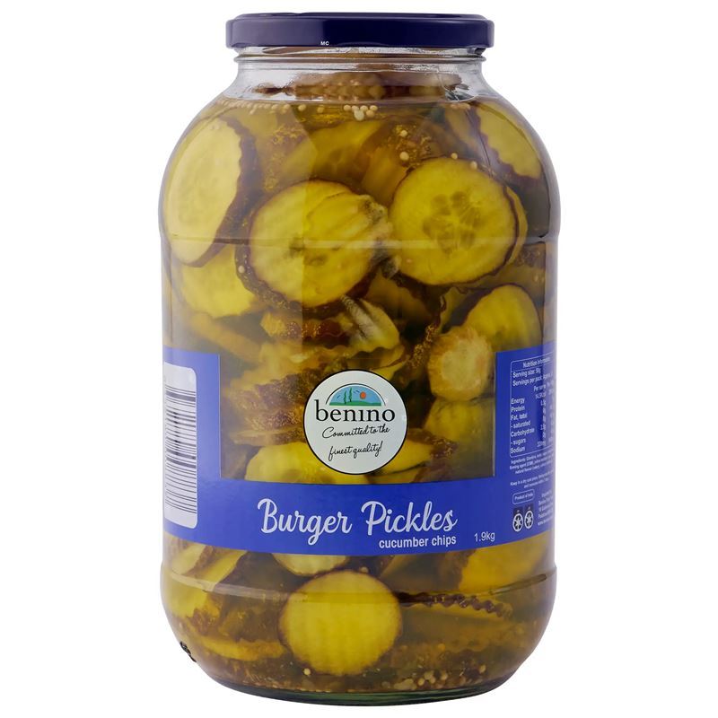 Benino – Burger Pickles 1.9Kg