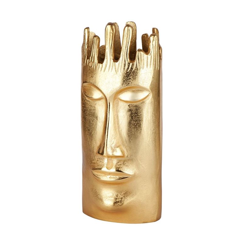 Russell Collection – Maio Gold Finish Aluminium Vase 38cm Russell Collection – Maio Gold Finish Aluminium Vase 38cm