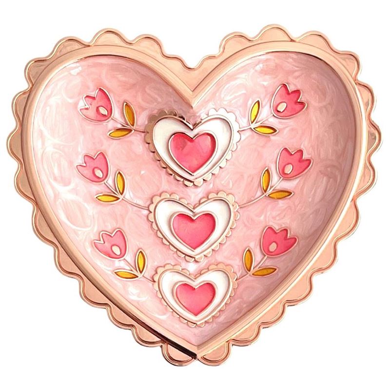 Russell Collection – Pink Heart Jewellery Tray 13.3×12.5cm Russell Collection – Pink Heart Jewellery Tray 13.3×12.5cm