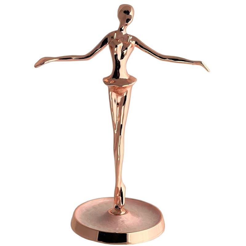 Russell Collection – Rose Gold Finish Jewellery Hanger Ballerina 22.5×13.5×30.5cm Russell Collection – Rose Gold Finish Jewellery Hanger Ballerina 22.5×13.5×30.5cm