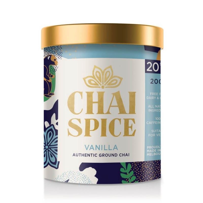 Chai Spice – Authentic Ground Chai Real Vanilla 200g