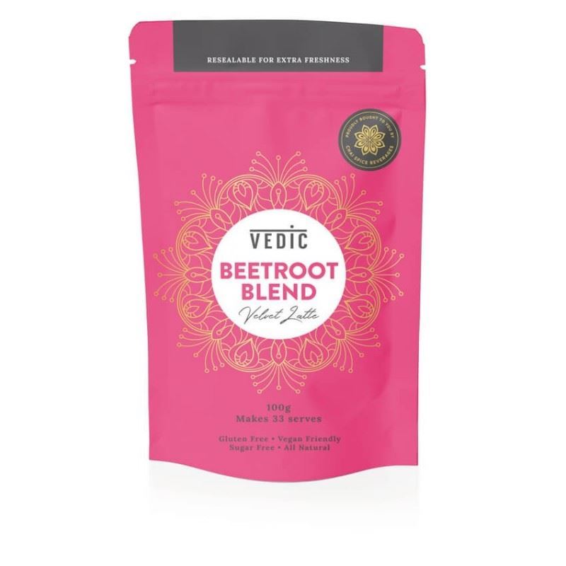 Vedic – Beetroot Blend Velvet Latte Powder 100g