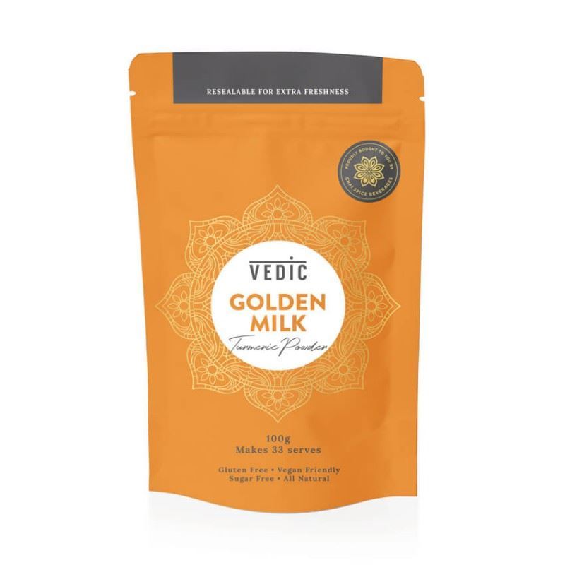 Vedic – Golden Milk Tumeric Powder 100g