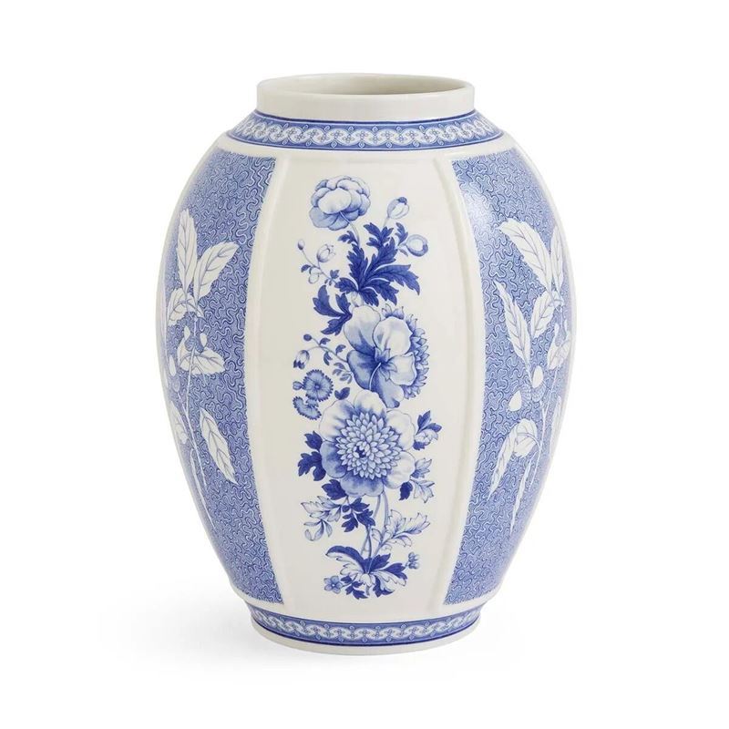 Spode – Blue Italian Archive Collection 25cm British Flowers Vase Spode – Blue Italian Archive Collection 25cm British Flowers Vase