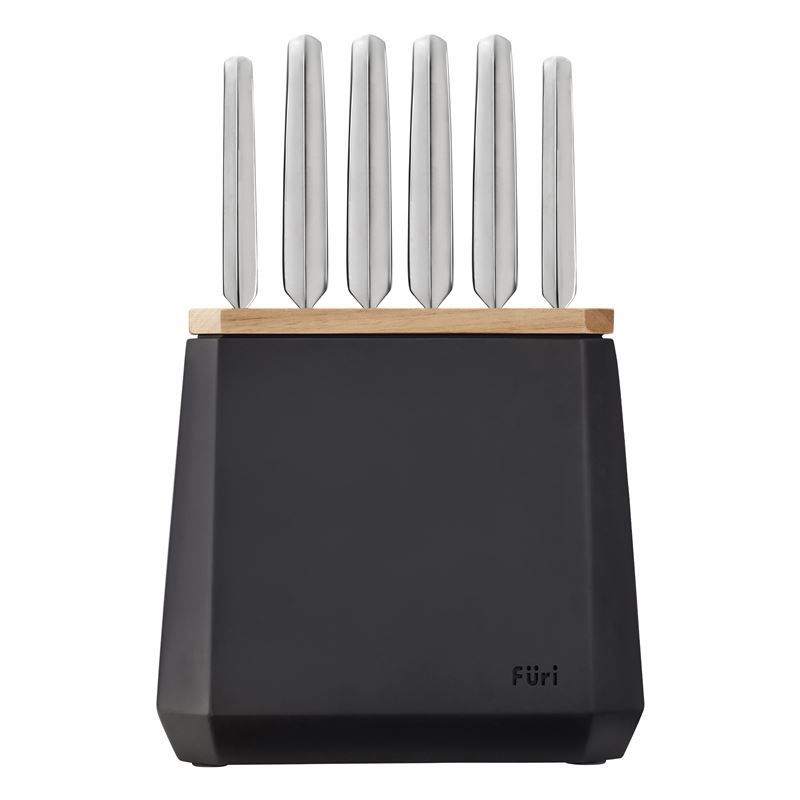 Furi – Pro Stone 7pc Midnight Knife Block Set