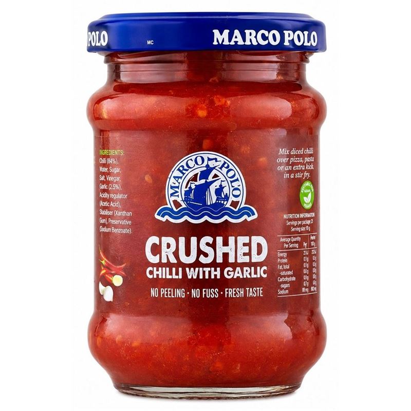 Marco Polo – Crushed Chilli with Garlic 210g