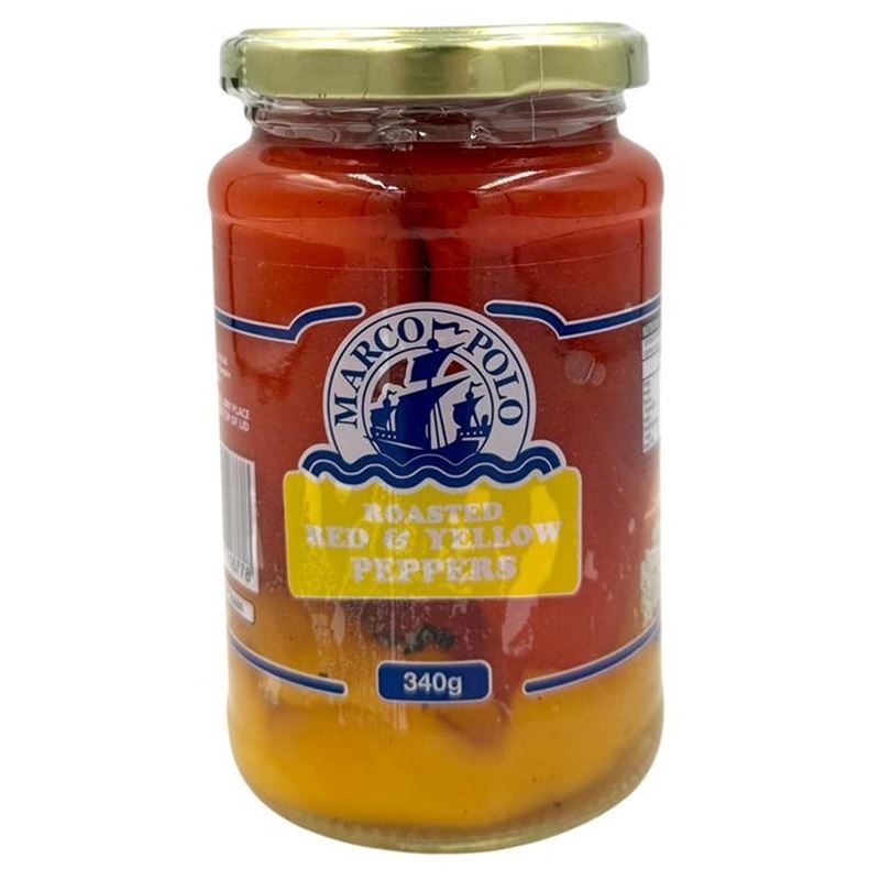 Marco Polo – Roasted Red & Yellow Peppers 340g