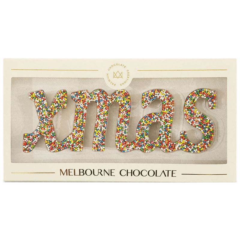 Melbourne Chocolate – Milk Chocolate Speckled Xmas 50g