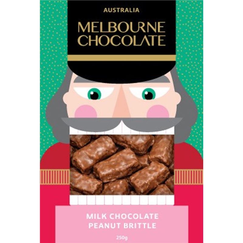 Melbourne Chocolate – Milk Chocolate Peanut Brittle 125g