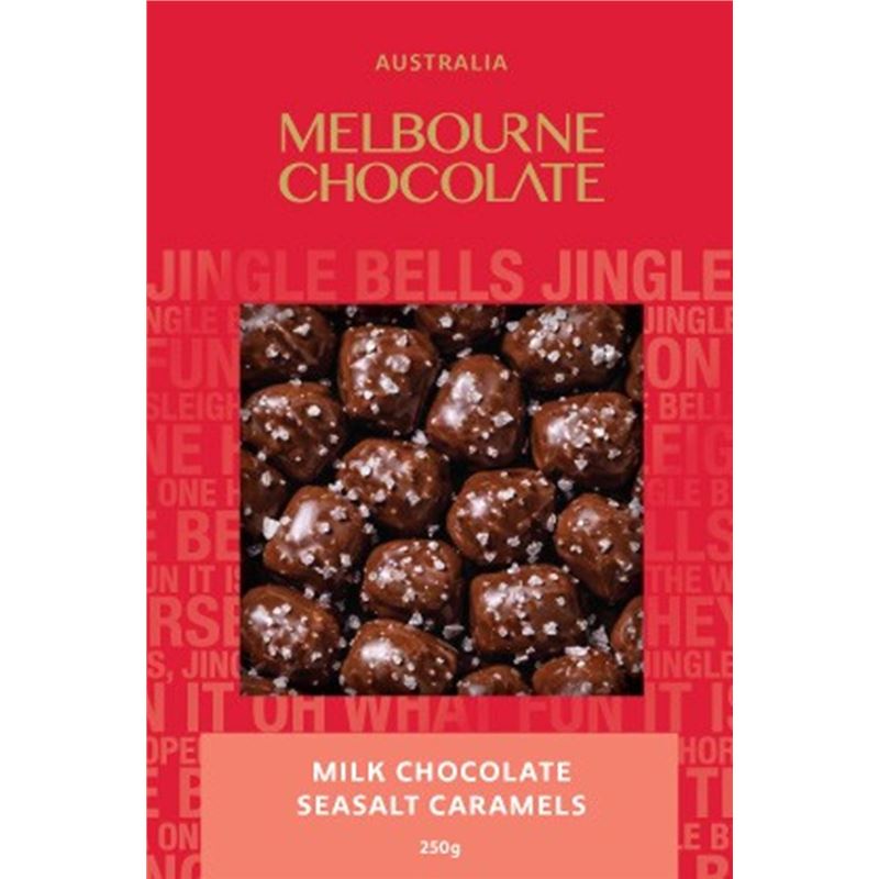 Melbourne Chocolate – Milk Chocolate Sea Salt Caramels 125g
