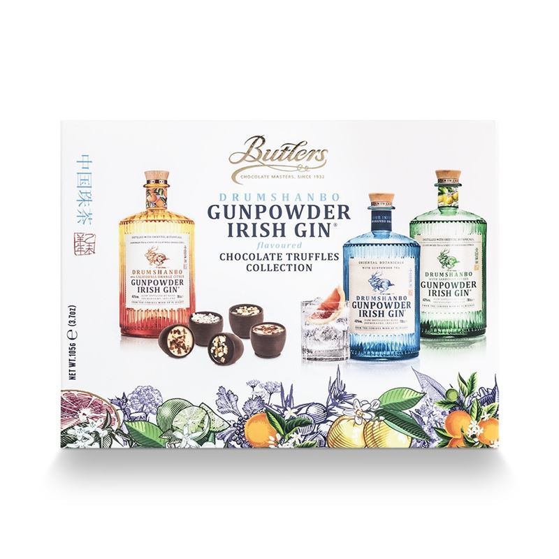 Butler’s Chocolates Ireland – Gun Powder Irish Gin Collection Famous Chocolate Collection 105g
