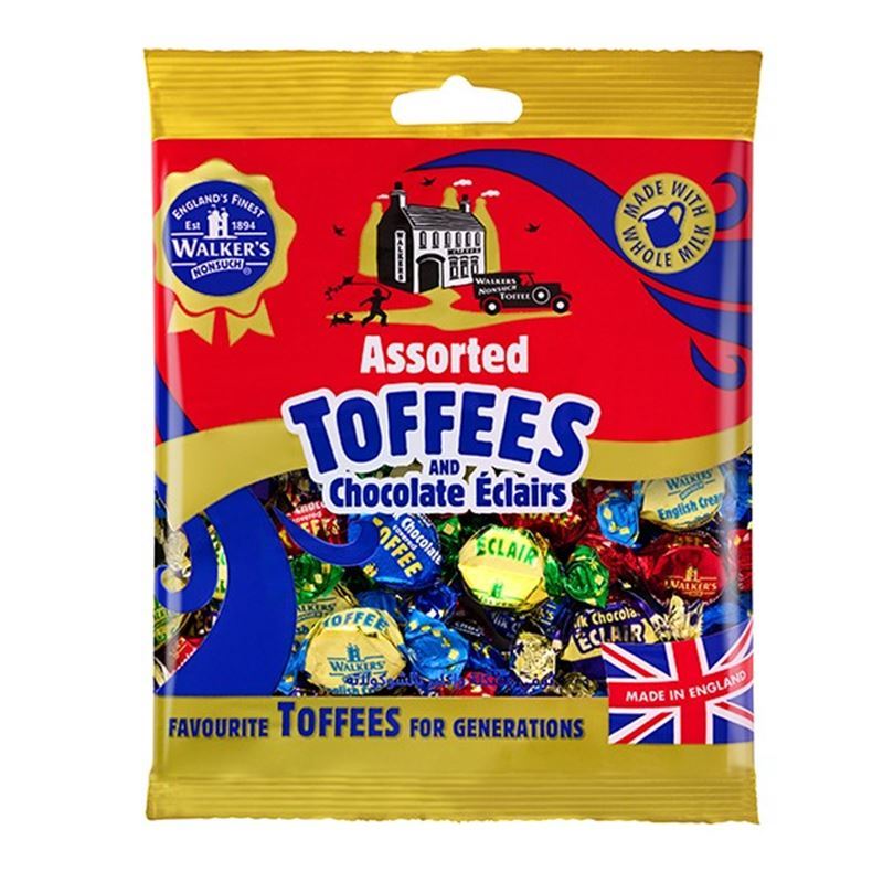 Walkers Nonsuch – Toffee’s and Chocolate Eclairs Assorted Flavours 400g