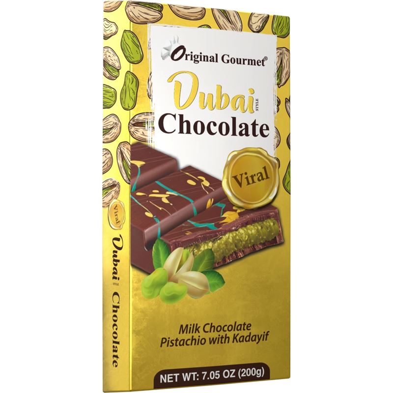 Original Gourmet – Dubai Milk Chocolate Bar 200g