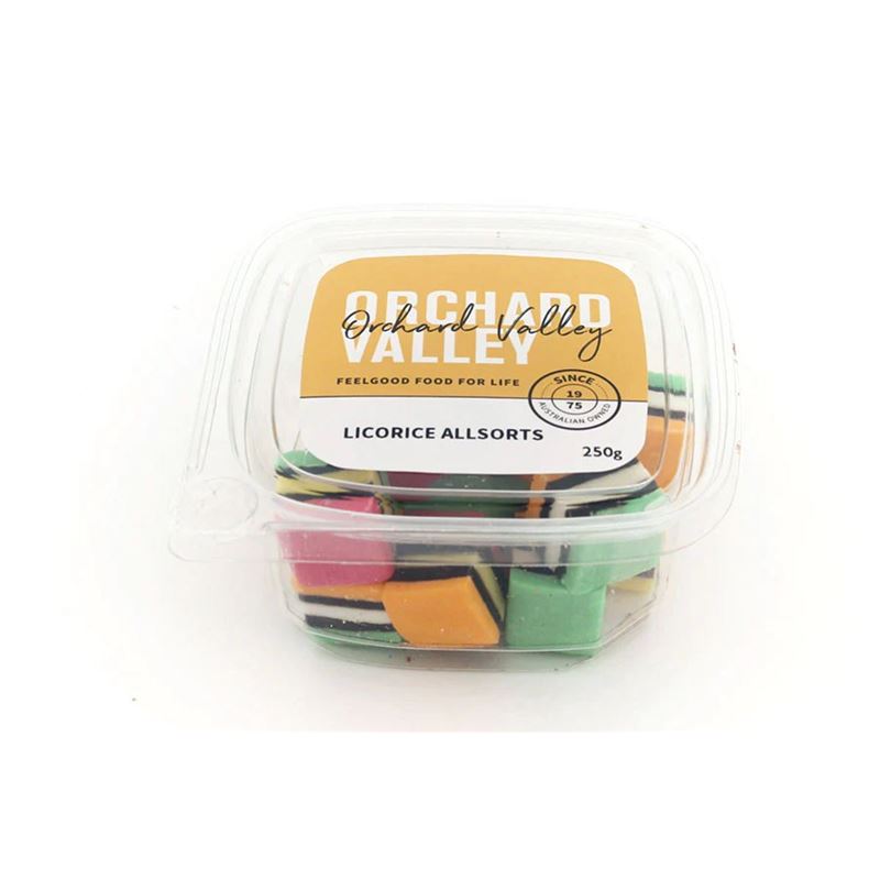 Orchard Valley – Licorice Allsorts 250g