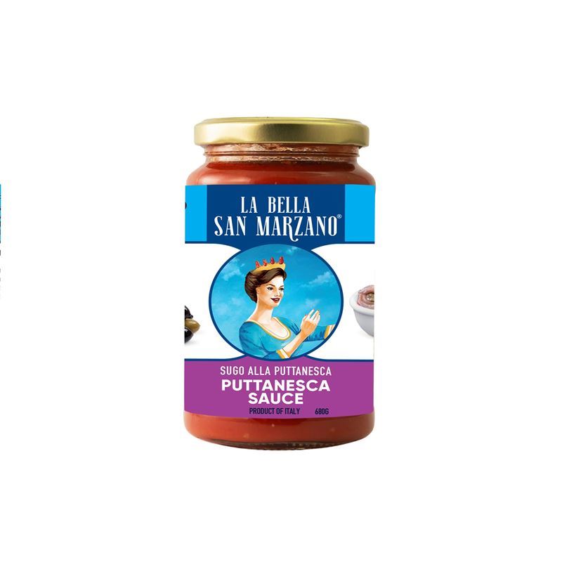La Bella – San Marnzano Puttanesca Sauce 680g (Product of Italy)