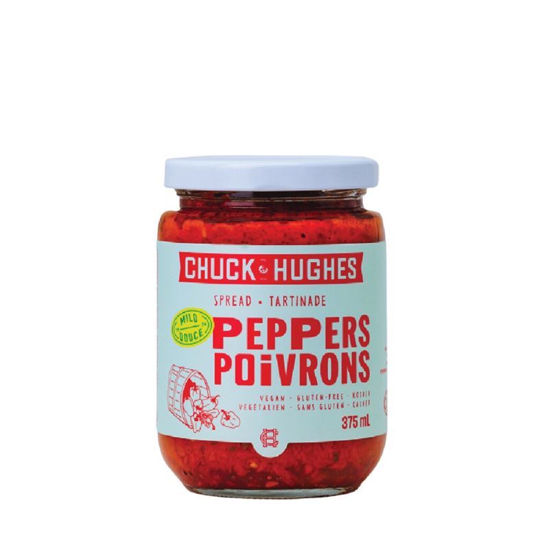 Chuck Hughes – Mild Peppers Spread 375ml (Product of Canada)