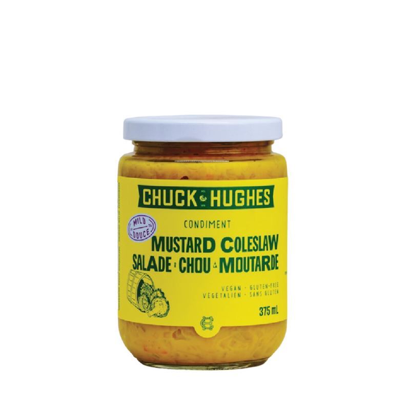 Chuck Hughes – Mild Mustard Coleslaw 375ml (Product of Canada)