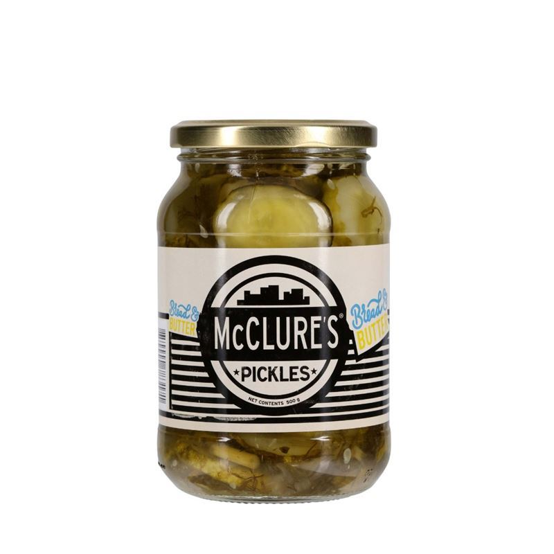 McClure’s – Bread & Butter Crinkle Cut Pickles 500g