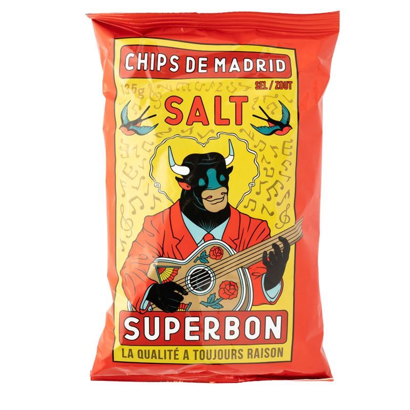 Superbon – Chips Salted 135g (Product of Spain)