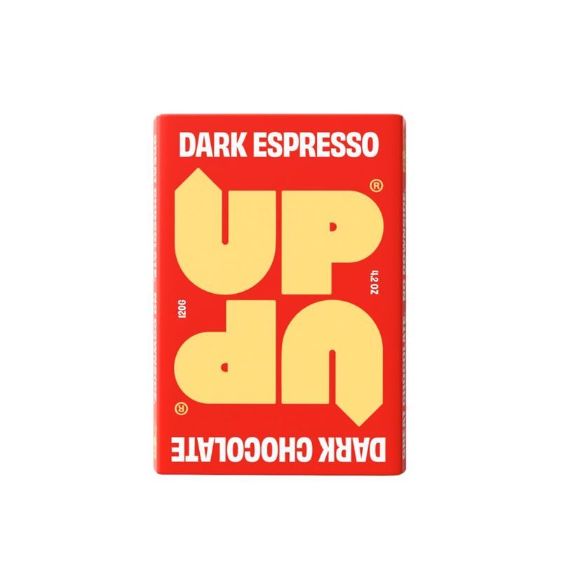 Up Up – Espresso Dark Chocolate Bar 120g (Product of Scotland)