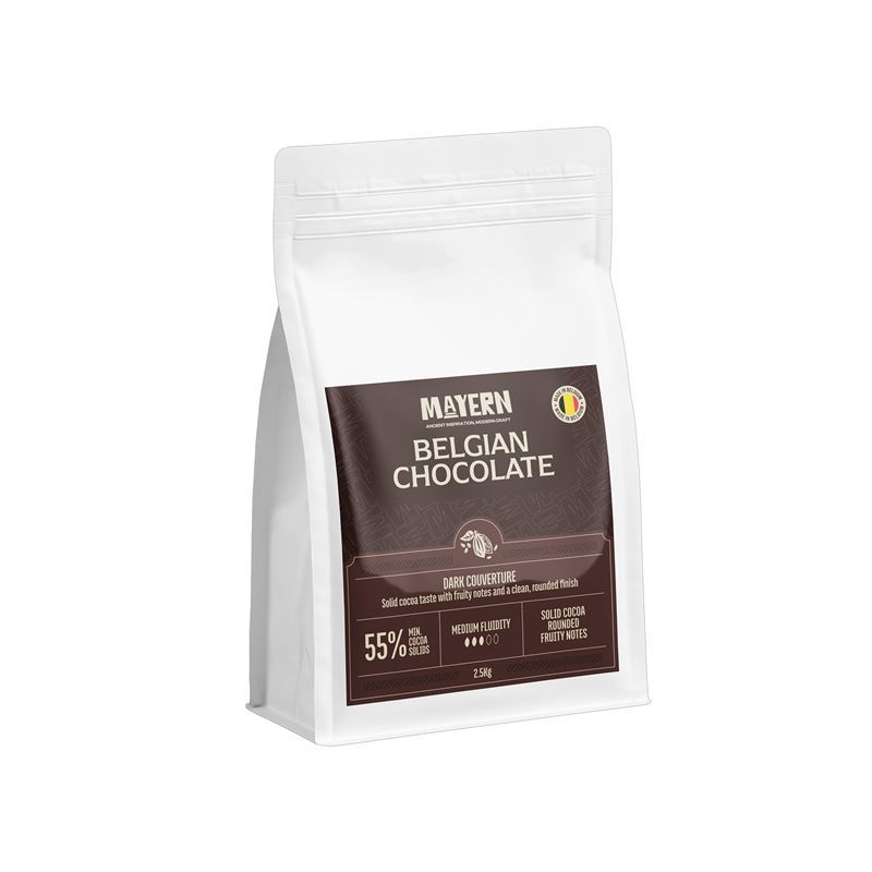 Mayern – Dark Couverture 55% Chocolate 2.5kg (Made in Belgium)