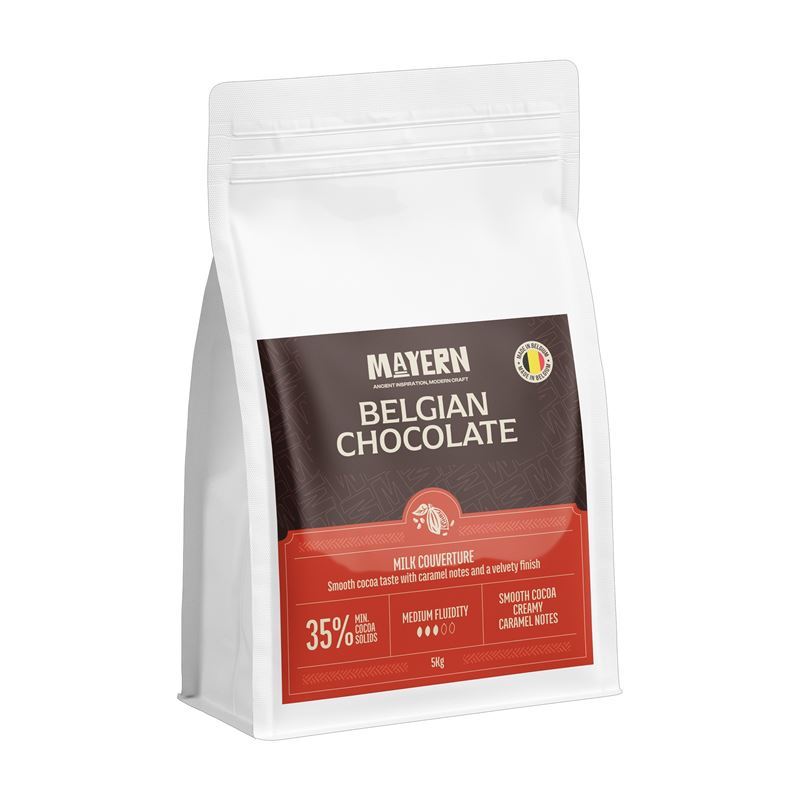 Mayern – Milk Couverture 35% Chocolate 5kg (Made in Belgium)