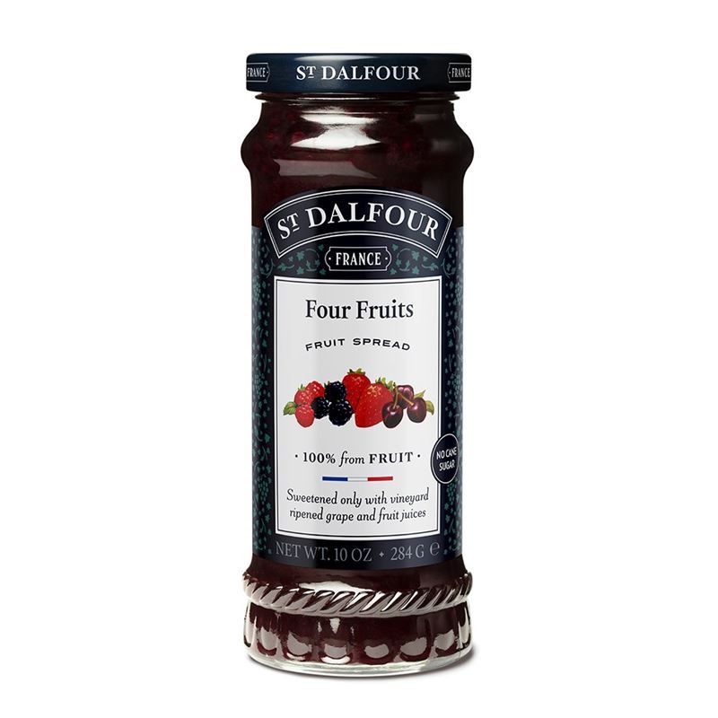 St Dalfour – Four Fruits Fruit Spread (Product of France)