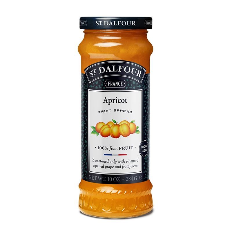 St Dalfour – Apricot Fruit Spread 284g (Product of France)