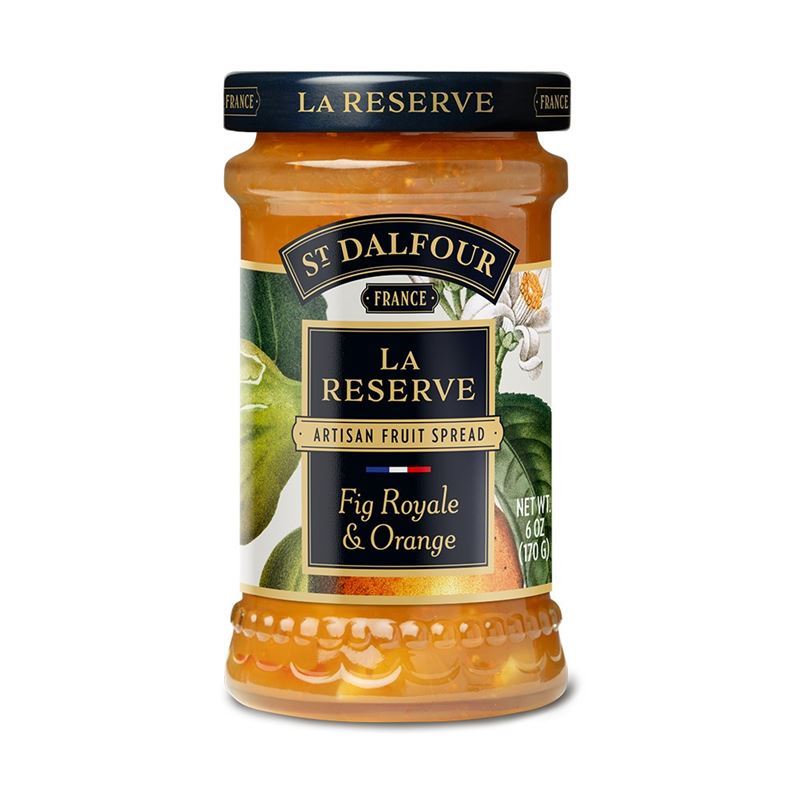 St Dalfour – La Reserve Fig Royale & Orange Artisan Fruit Spread 170g (Product of France)
