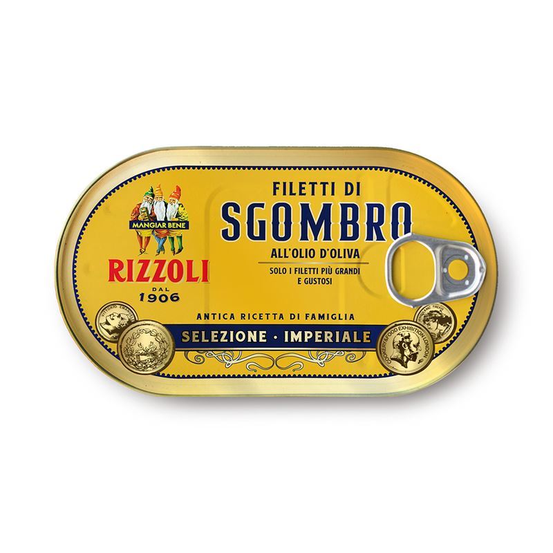 Rizzoli – Mackerel Fillets in Olive Oil 160g
