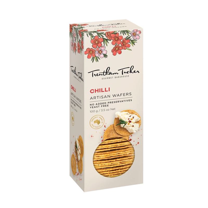 Trentham Tucker – Thin Wafers Chilli 100g (Product of Australia)